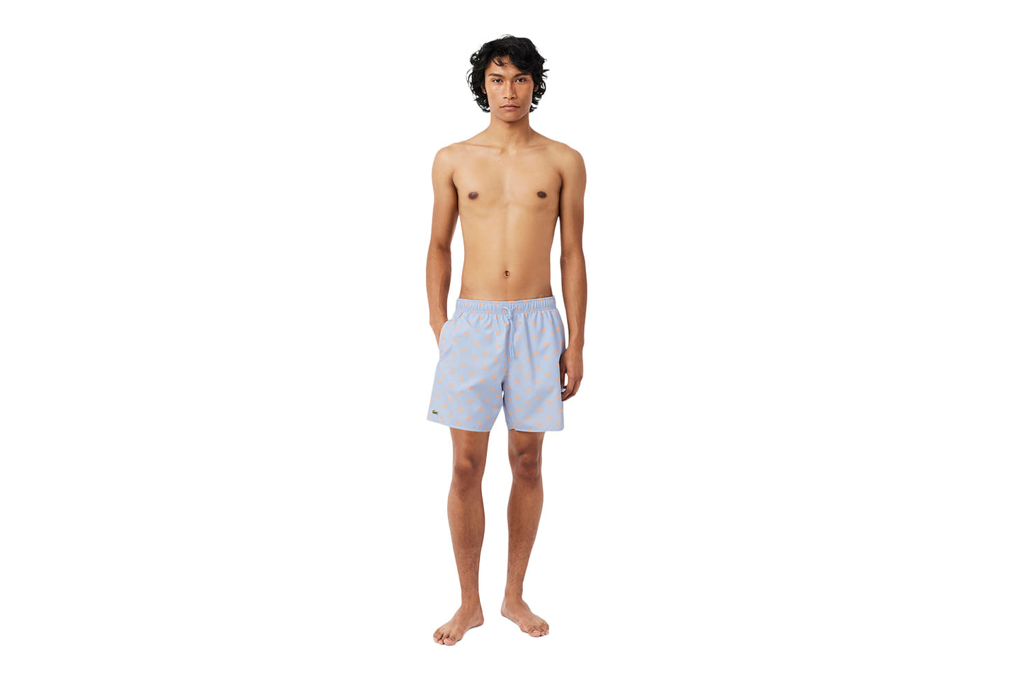 Badehose mit Kroko-Print