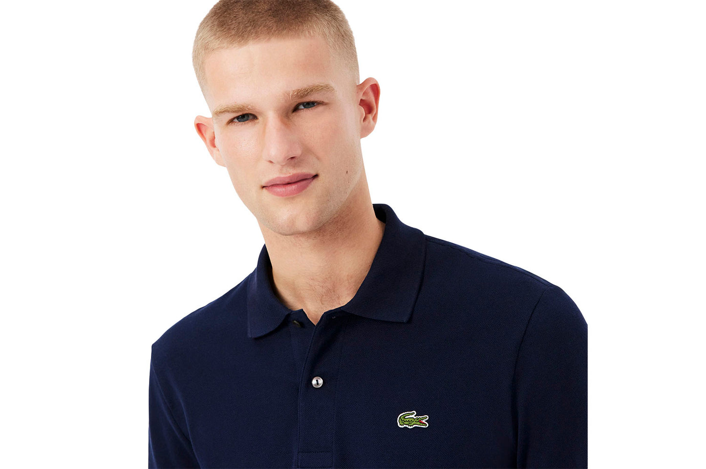 Classic Fit Polohemd - langarm