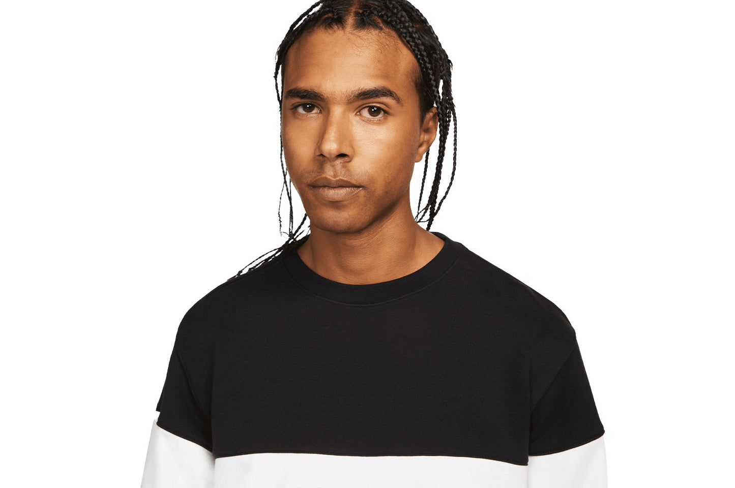Club Color Blocked Crewneck
