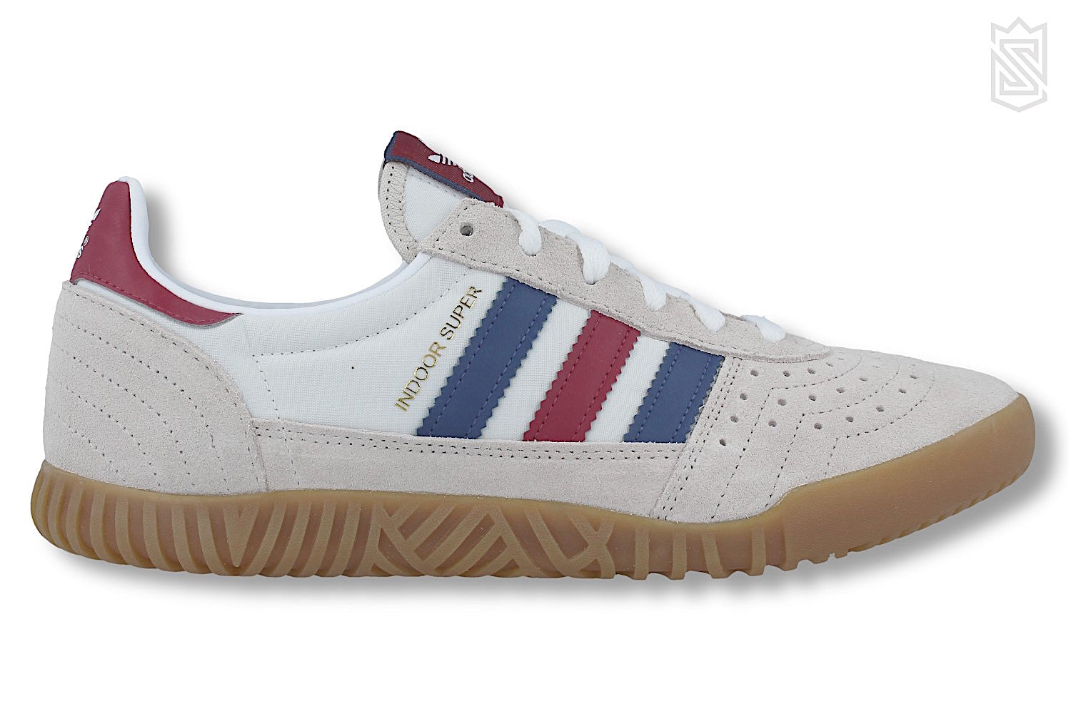 Adidas originals indoor super sneakers in white cq2222 Clearance