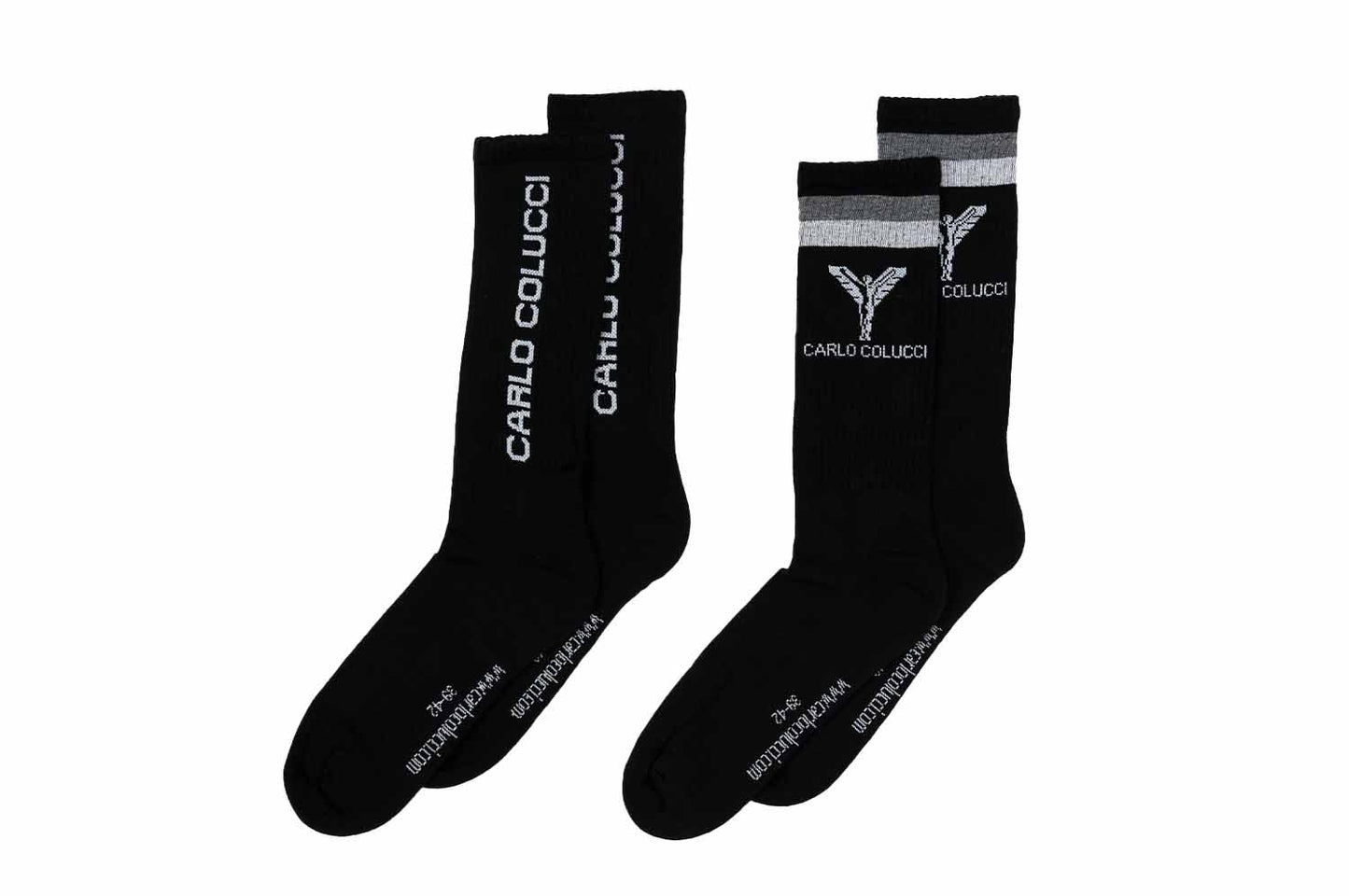 Sportsocken mit Schriftzug