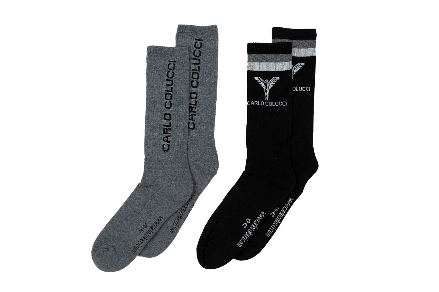 Sportsocken mit Schriftzug