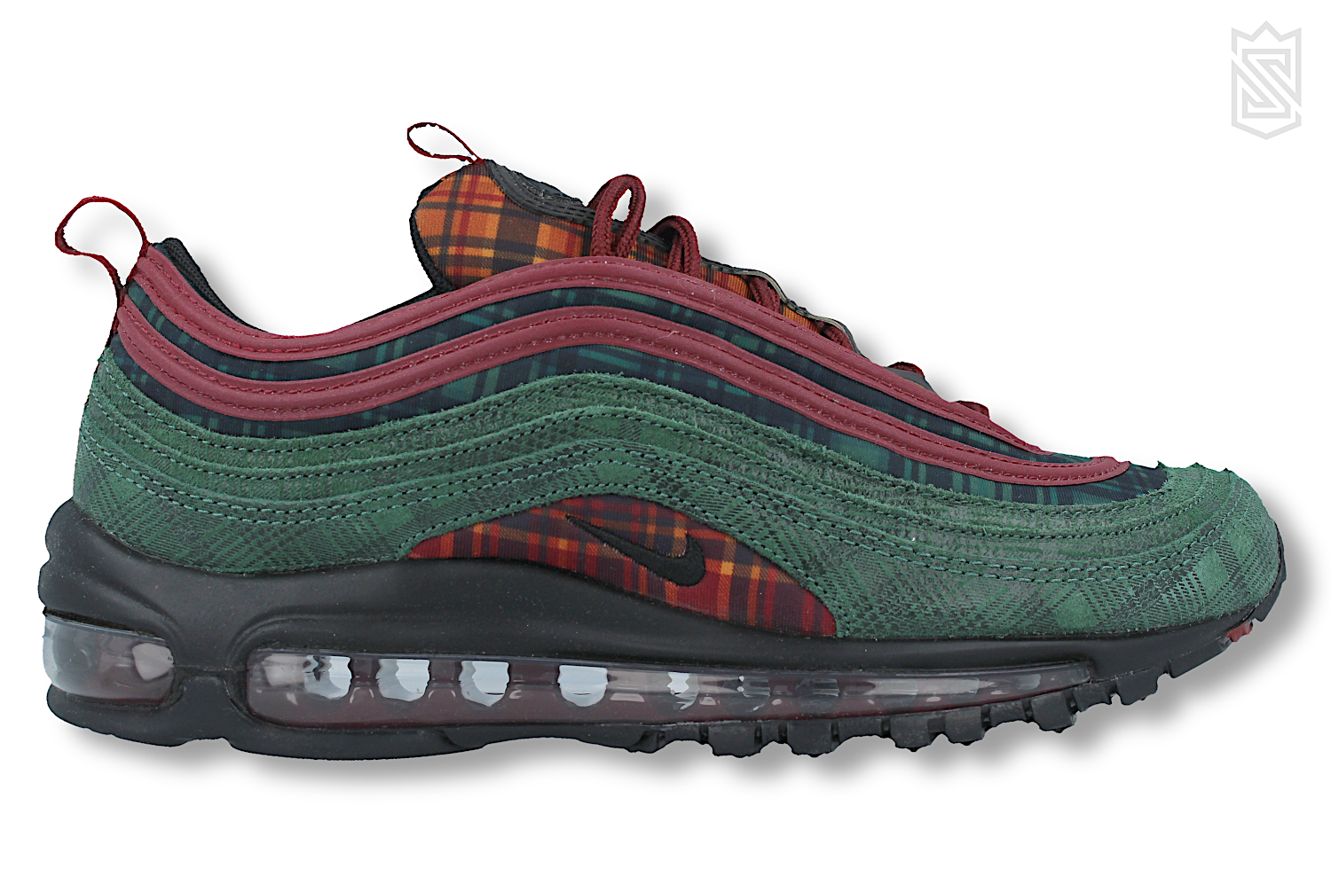 Air max 97 green yellow red on sale