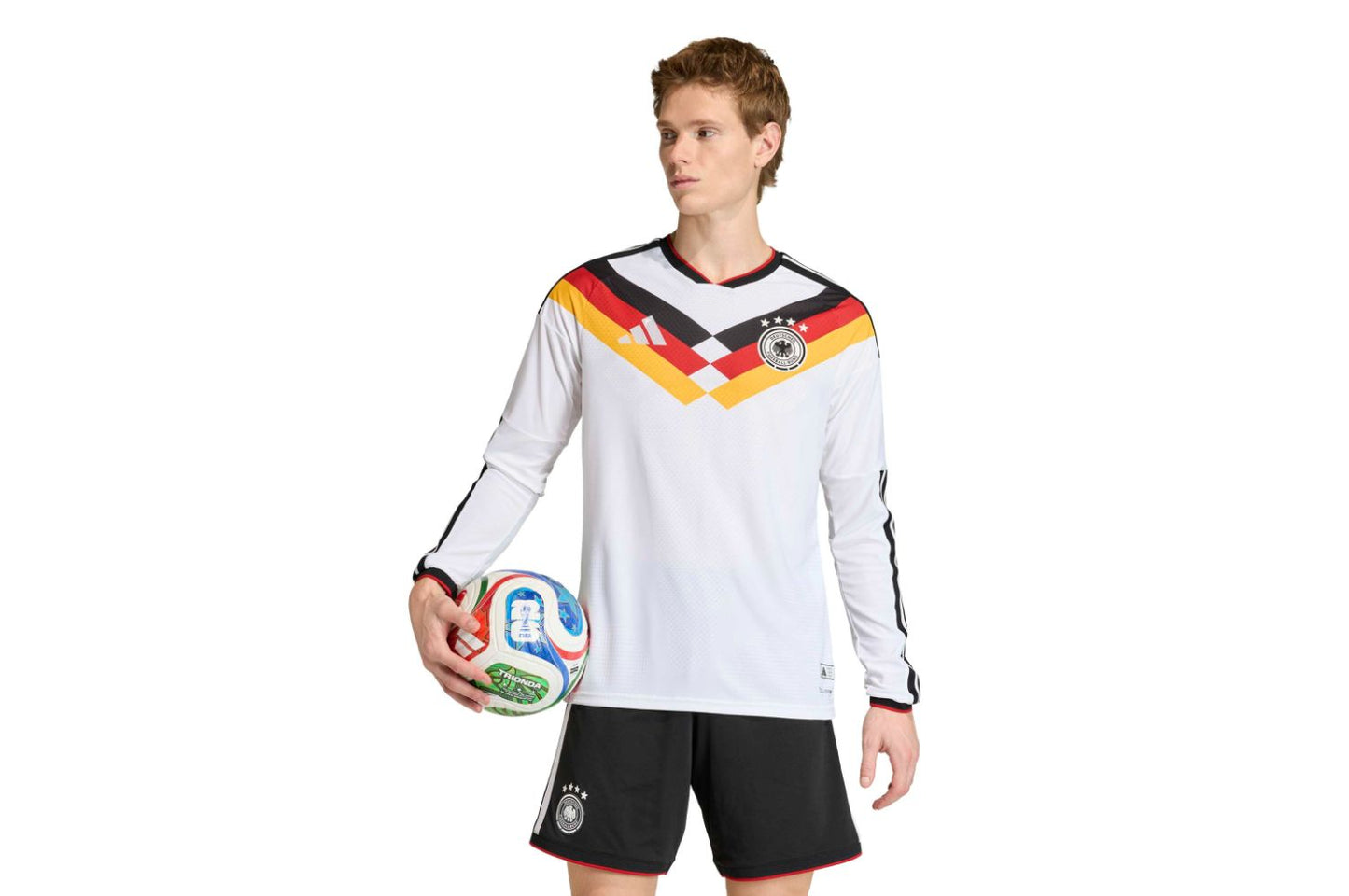 Deutschland 26 Authentic Langarm Heimtrikot DFB