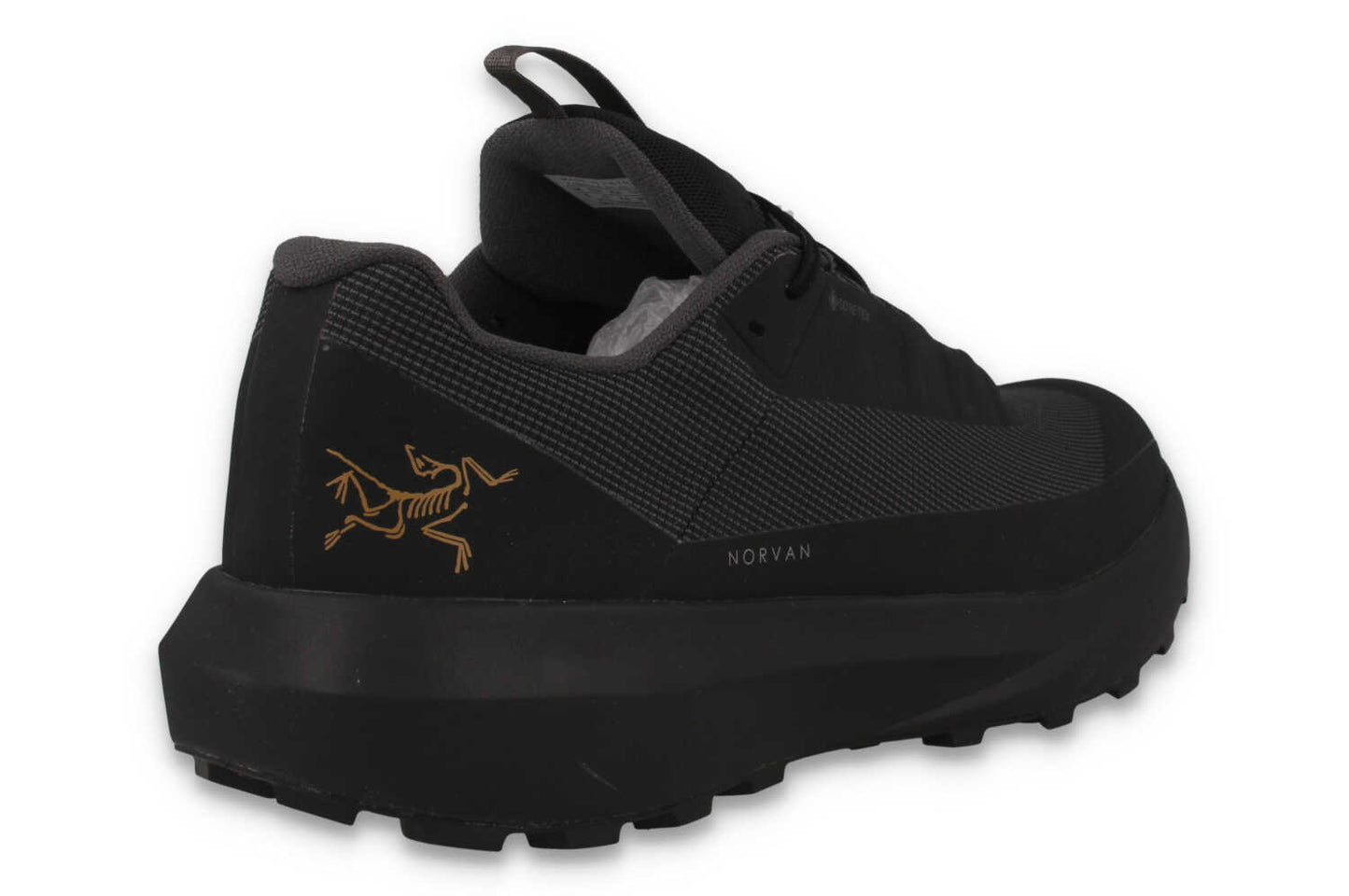 Arc'teryx Norvan LD 4 GORE-TEX® Trailrunningschuh Schwarz Herren – Ansicht schräg hinten