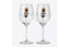 Stacked Grapes Wine Glass Set