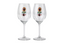 Stacked Grapes Wine Glass Set