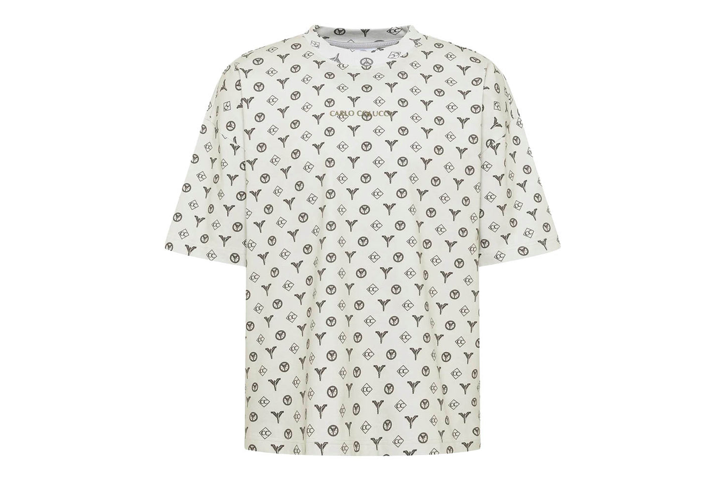 Oversize Logo T-Shirt - Torn pages of Colucci