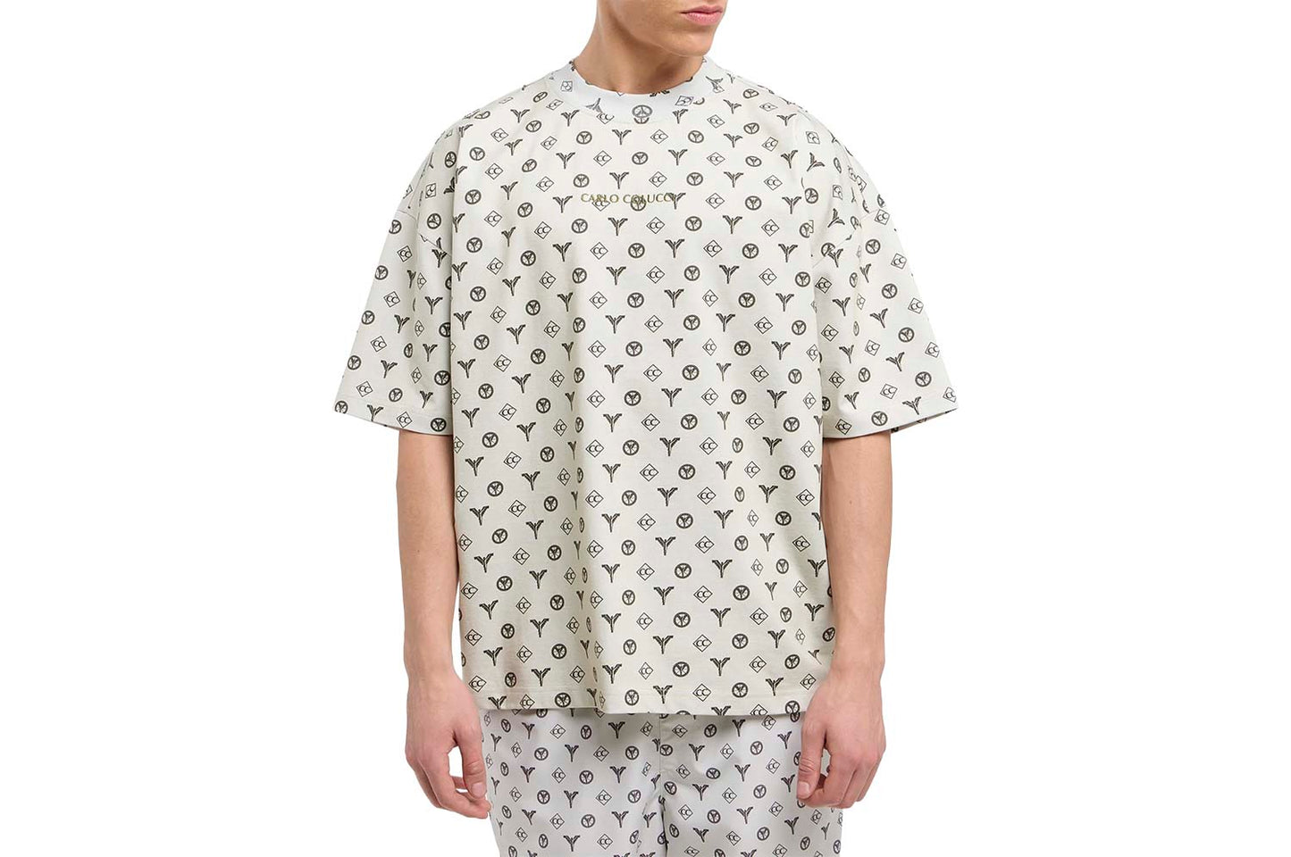 Oversize Logo T-Shirt - Torn pages of Colucci