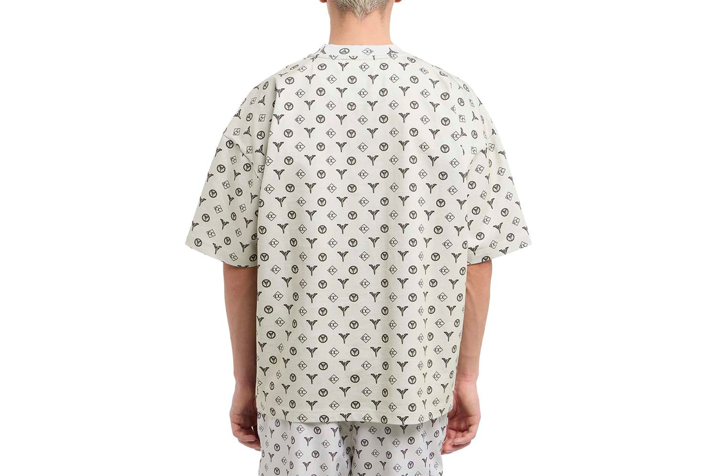 Oversize Logo T-Shirt - Torn pages of Colucci