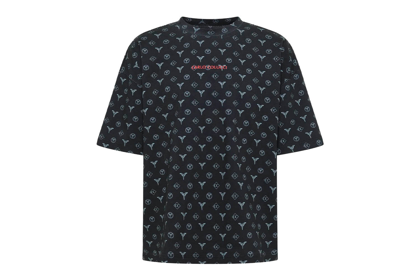 Oversize Logo T-Shirt - Torn pages of Colucci