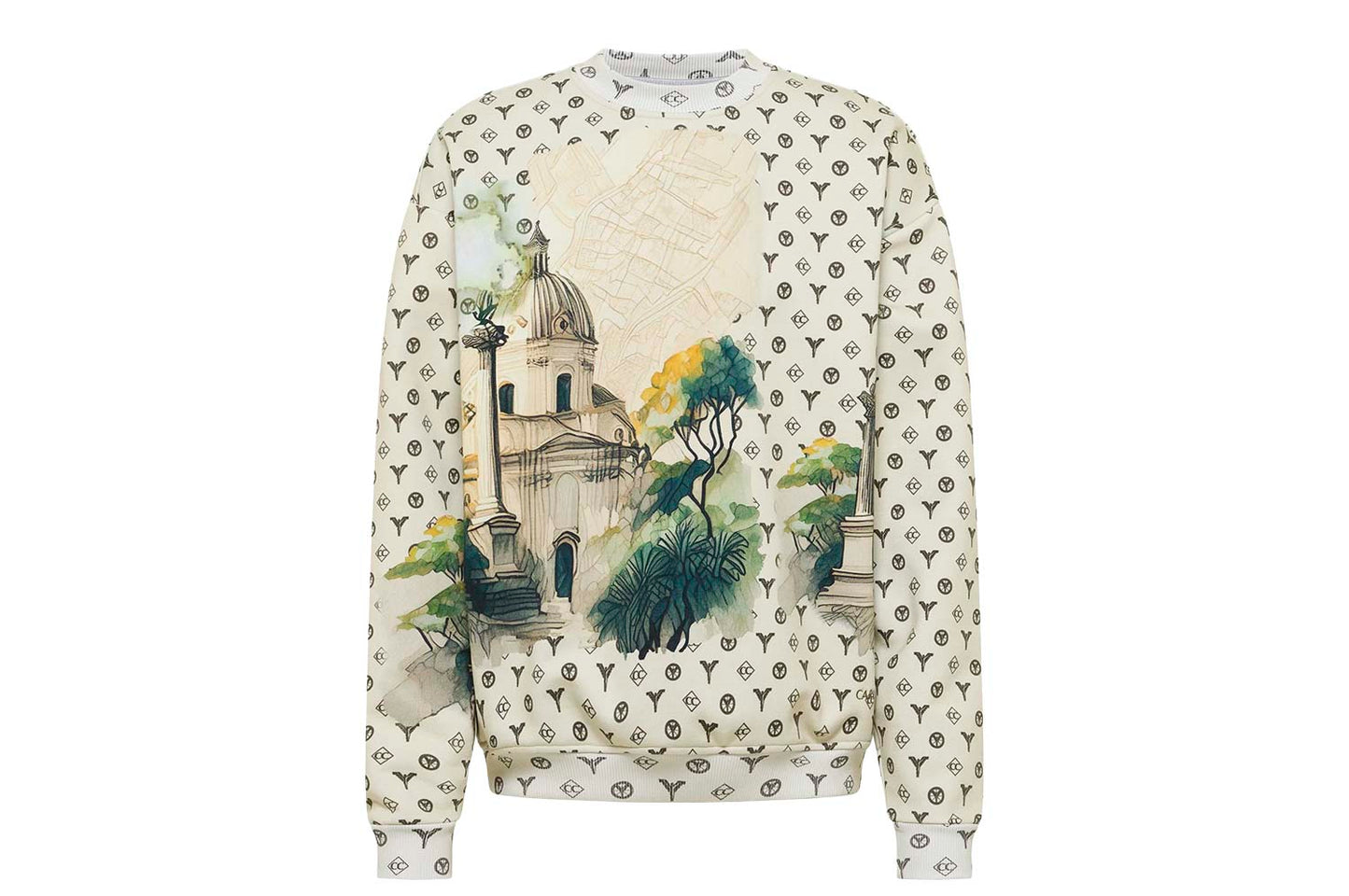 Oversize Sweatshirt - Torn pages of Colucci