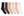 6er-Pack Rippstricksocken