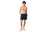 Badehose mit Kroko-Print - 