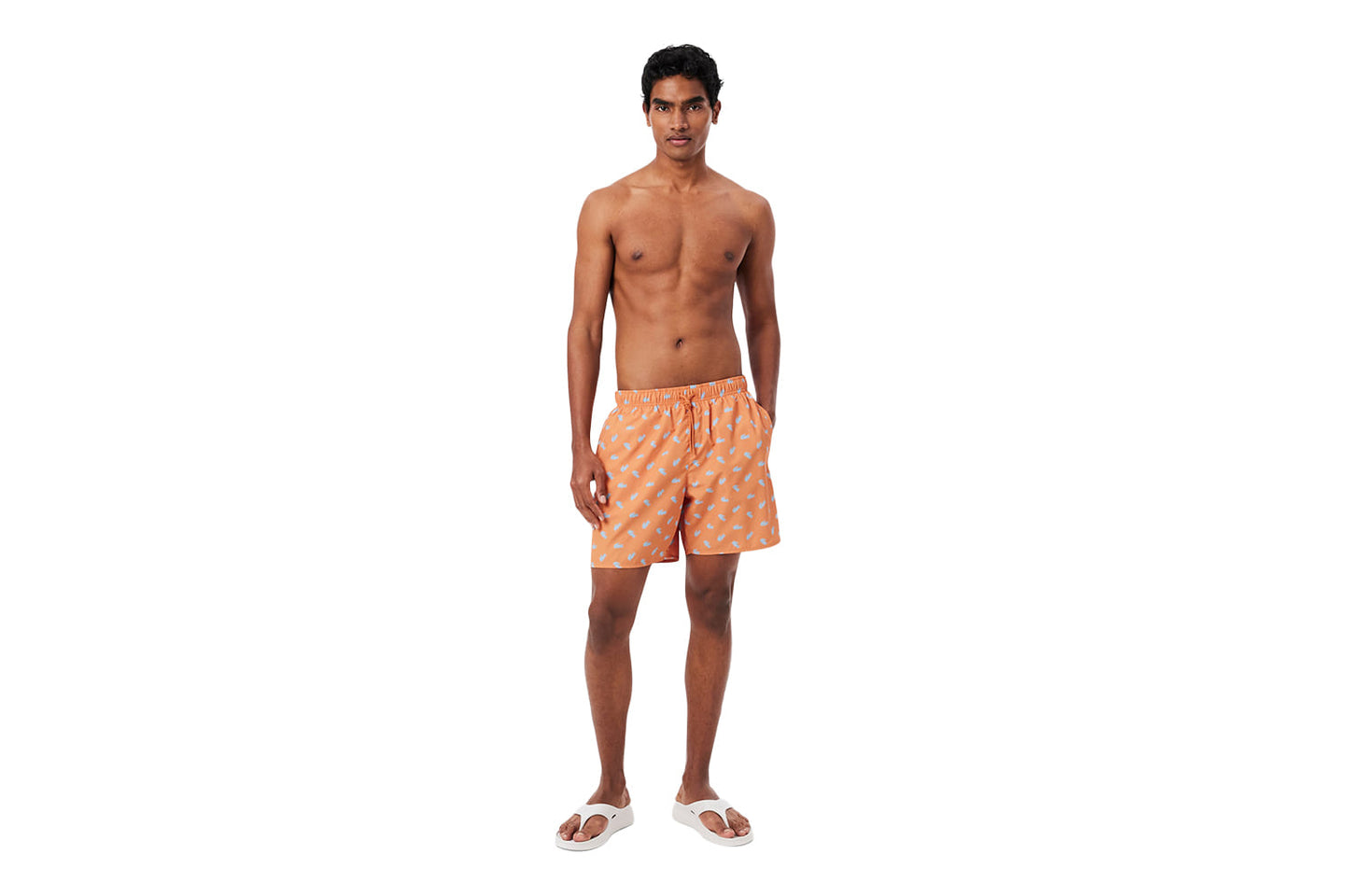 Badehose mit Kroko-Print