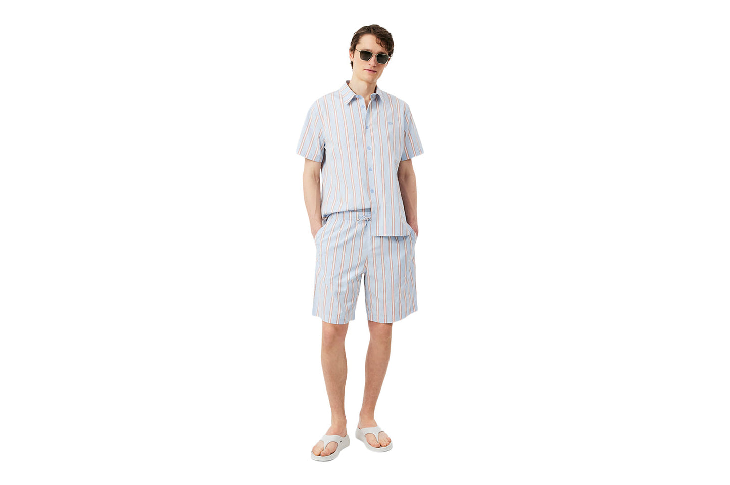 Relaxed Fit Striped Shorts - Schrittmacher Shop