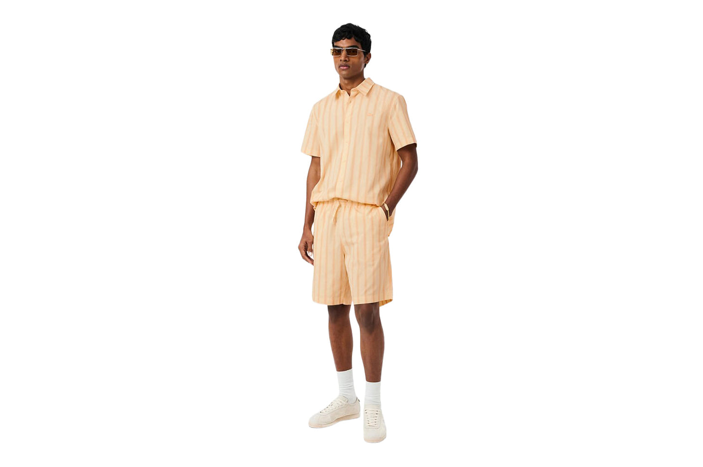 Relaxed Fit Striped Shorts - Schrittmacher Shop