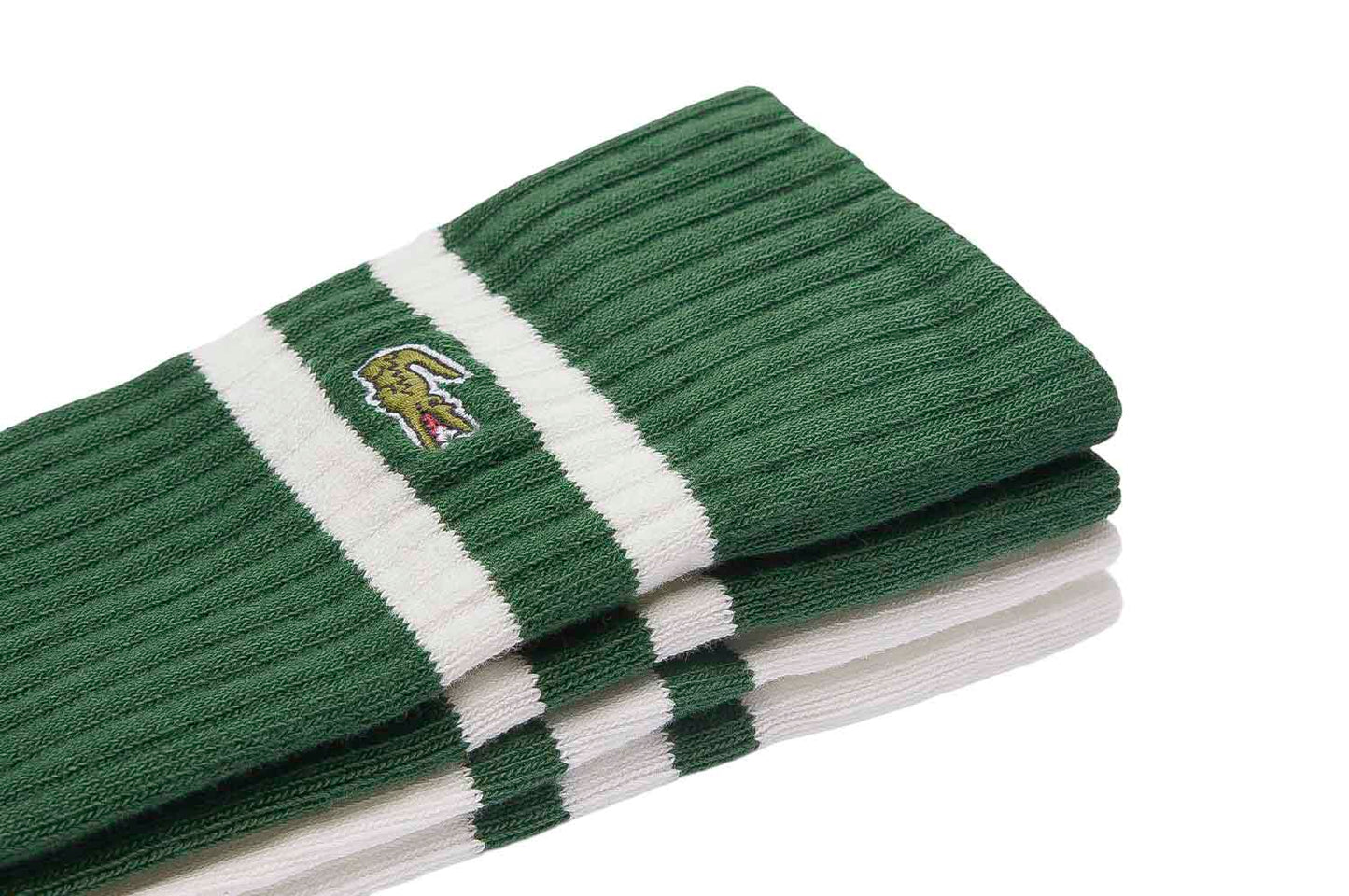 Socken aus gerippter Baumwolle