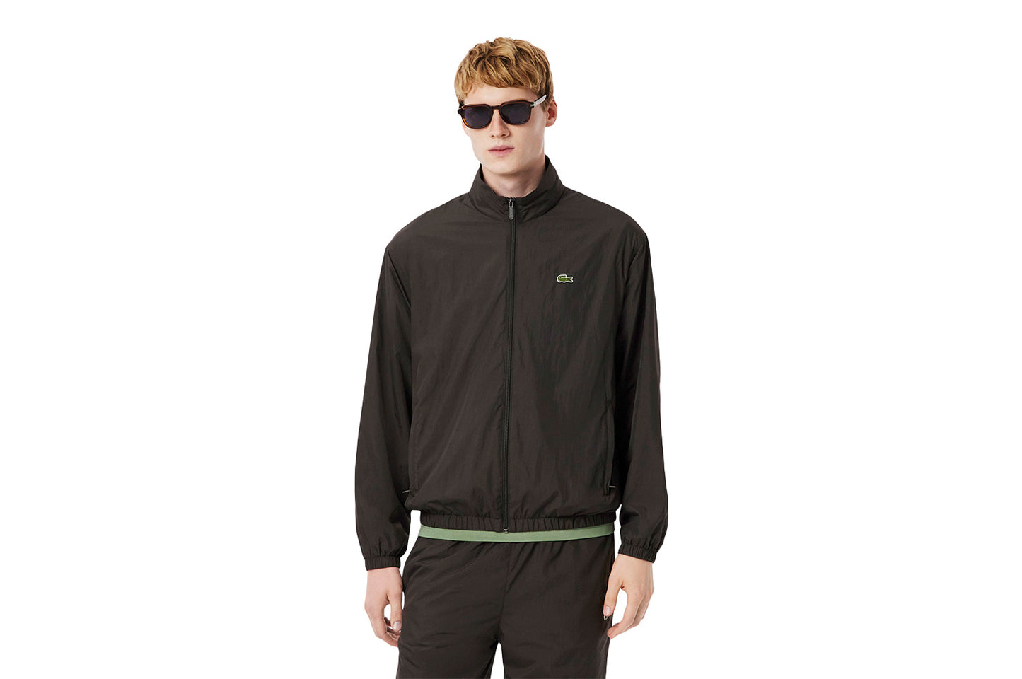 Wasserabweisende Trainingsjacke mit Kapuze