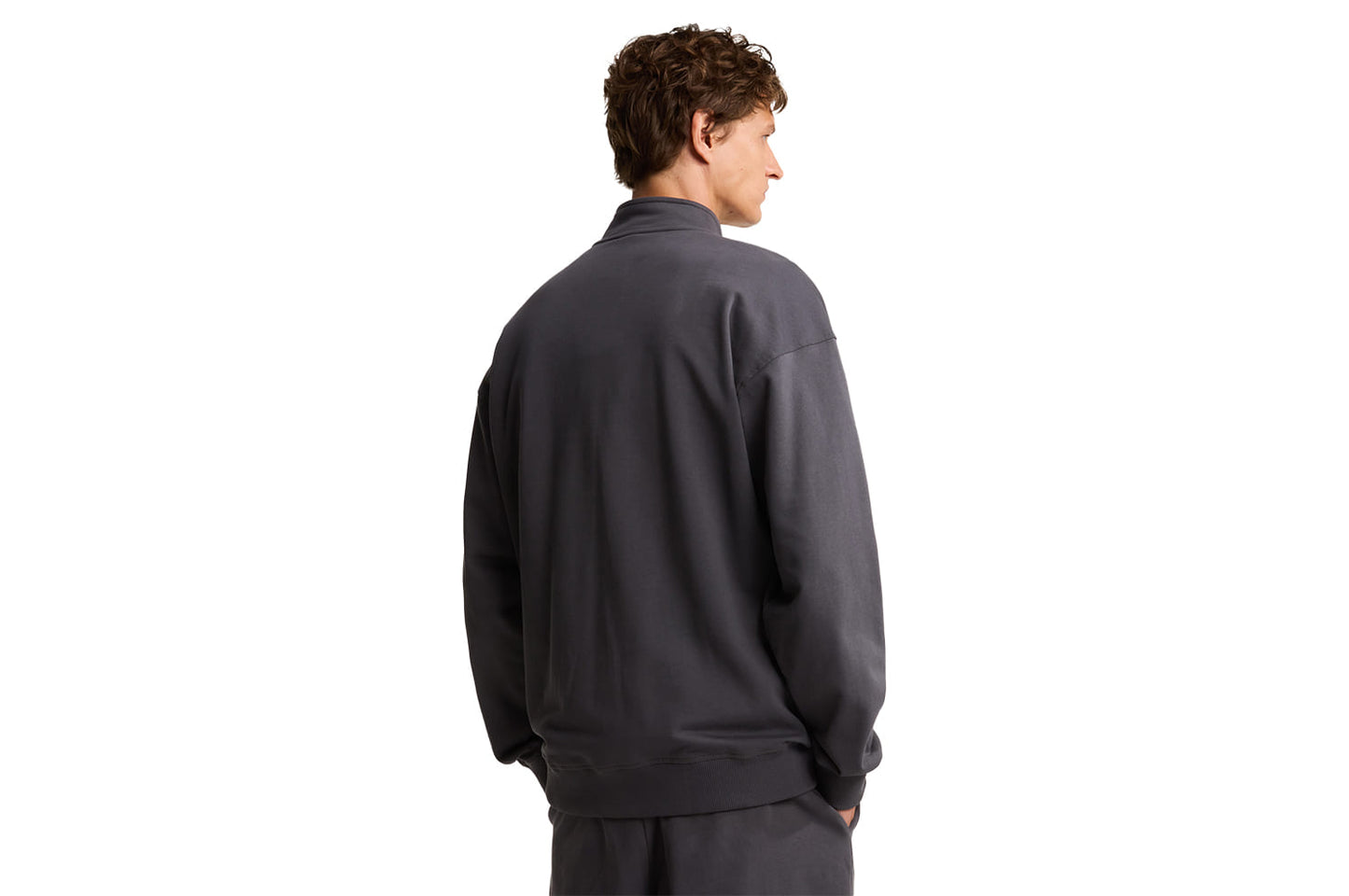 Essential Light Relaxed 1/4 Zip Crew
