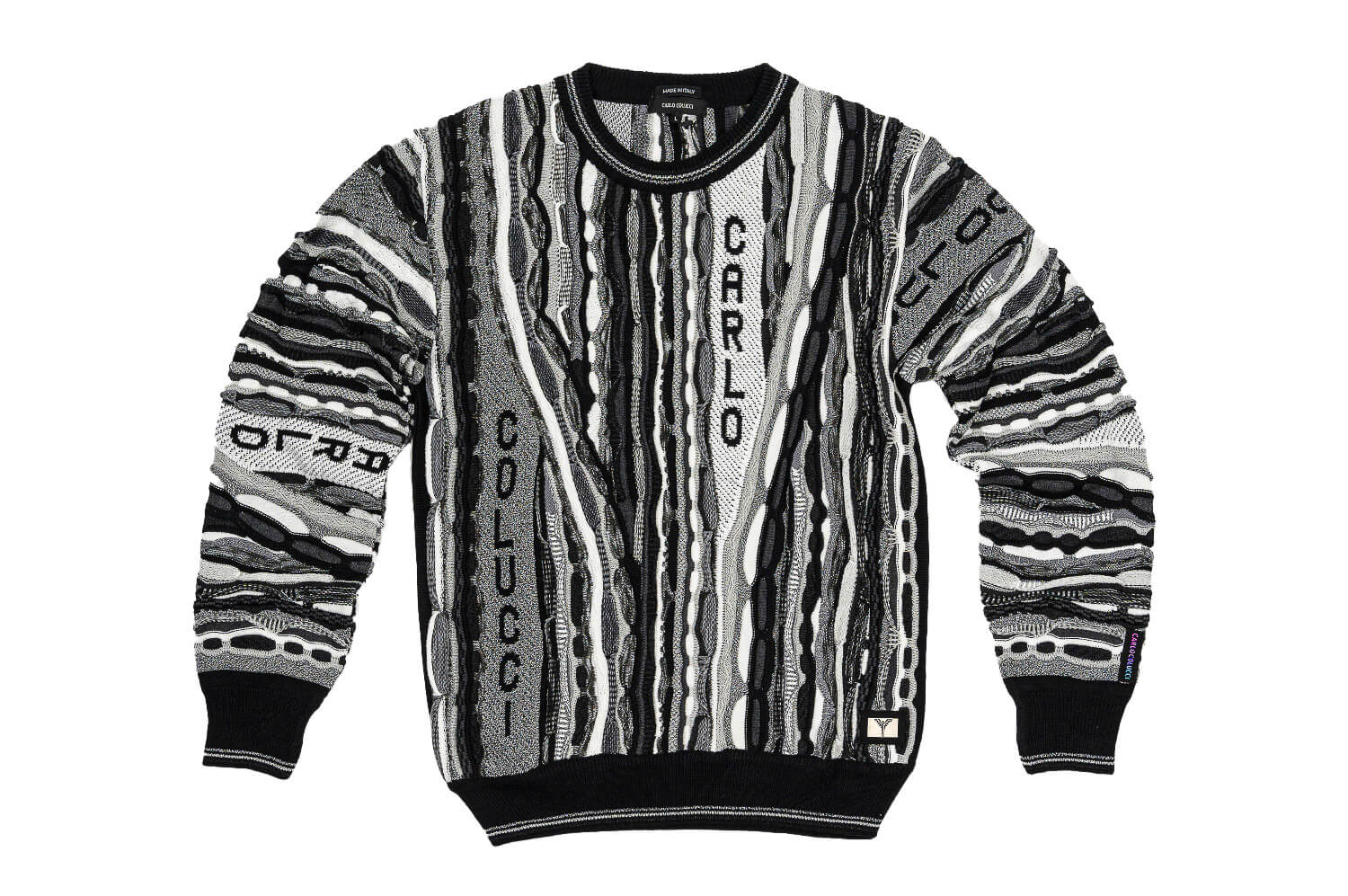 Carlo Colucci Pullover (schwarz / weiß) – Schrittmacher Sneakerhandlung