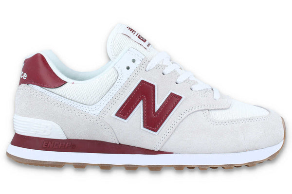 New Balance ML 574 TE2 (weiss / rot) – Schrittmacher Sneakerhandlung 