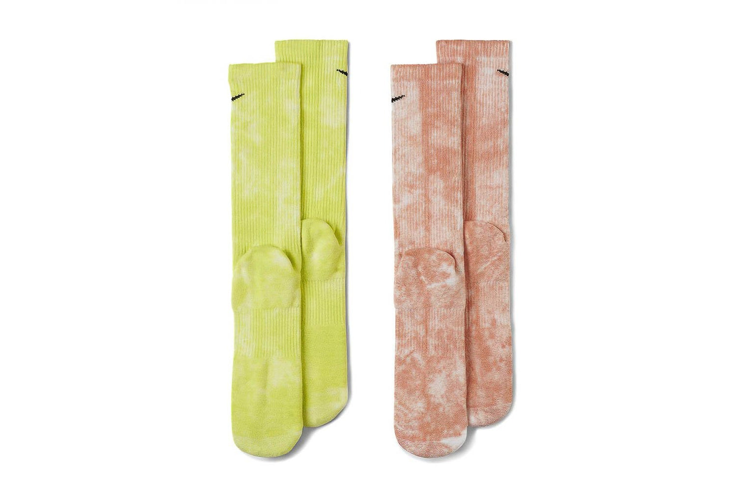 Cushioned Tie-Dye Crew Socks (2 Paar)