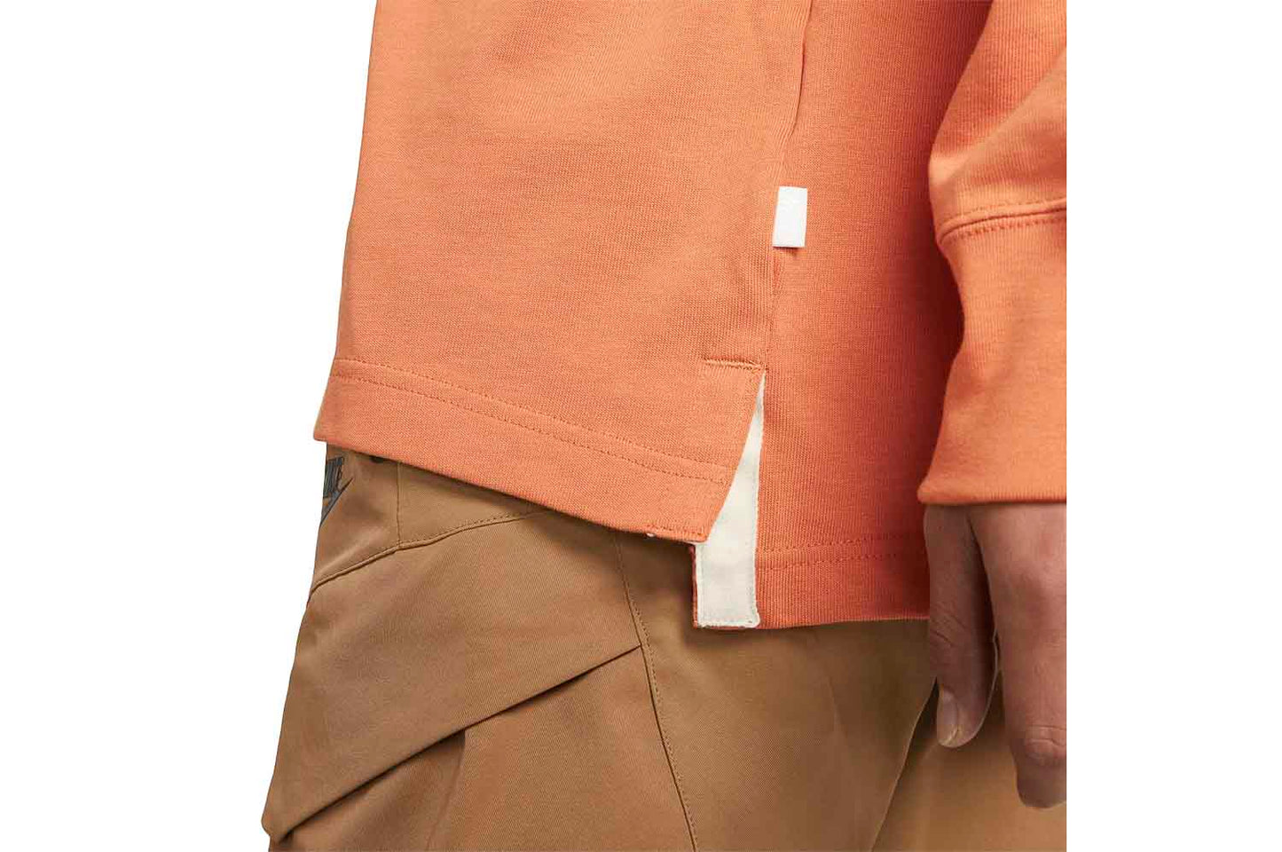 Long-Sleeve Mock Neck Top